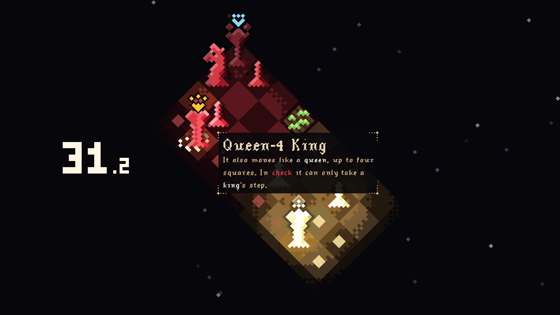 A battle against the queen king.