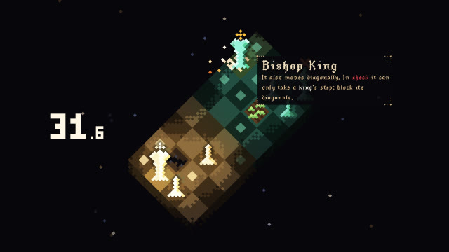 A battle against the bishop king.