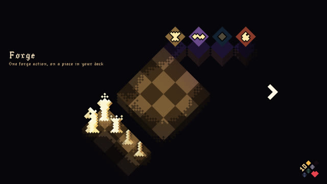 The forge, where pieces are upgraded.